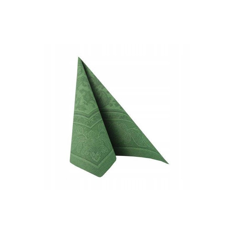 Serwetki papierowe ozdobne zielone ornamenty x50 - 3