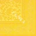 Serwetki papierowe ozdobne żółte ornament x50 - 2