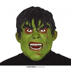 Maska Hulka Marvel lateksowa zielona na Halloween
