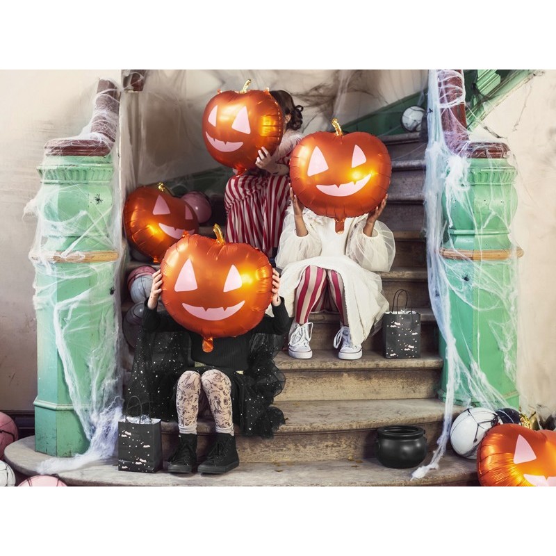 Balon foliowy Dynia na Halloween 40x40cm - 4