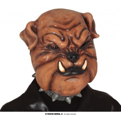Maska lateksowa na twarz pies bludog Halloween