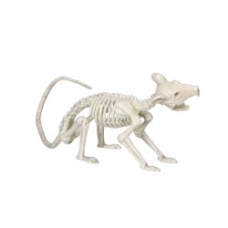 Szkielet szczura plastikowy dekoracja halloweenowa 20cm - 6