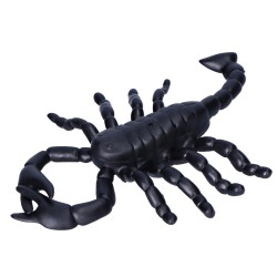 Sztuczny skorpion plastikowy czarny strach na halloween 20cm - 2