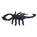 Sztuczny skorpion plastikowy czarny strach na halloween 20cm - 3