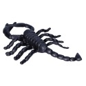Sztuczny skorpion plastikowy czarny strach na halloween 20cm - 4