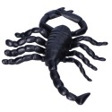 Sztuczny skorpion plastikowy czarny strach na halloween 20cm - 5