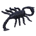 Sztuczny skorpion plastikowy czarny strach na halloween 20cm - 6