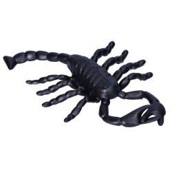 Sztuczny skorpion plastikowy czarny strach na halloween 20cm - 8