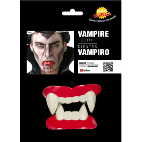 Zęby wampira halloweenowa szczęka - 1