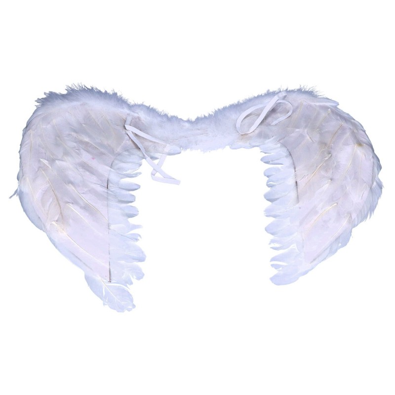 Skrzydła anielskie białe 60x45 cm - 2