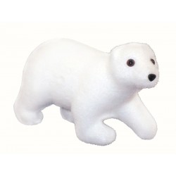 Świąteczna figurka niedźwiadek miś biały polarny