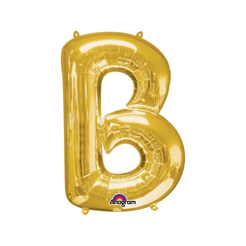 Balon foliowy 16 litera B złota - 1