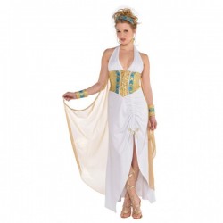 Kostium Bogini Atena (sukienka, opaski na ręce, opaska na głowę) - 1