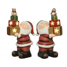 Figurka Święty Mikołaj z prezentami - 1