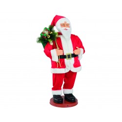 Figura Świętego Mikołaja z czujnikiem ruchu 100cm