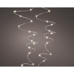 Lampki microLED 360 zew c.biały 1.75m (srebrne)
 - 1