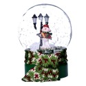 Kula śnieżna LEDowa świecąca z Mikołaj Latarnia - 4