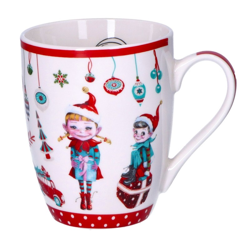Kubek ceramiczny z uchem świąteczny do Kawy Herbaty - 3