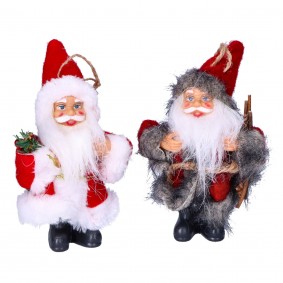 Mikołaj figurka świąteczna wisząca na choinkę x1 - 1