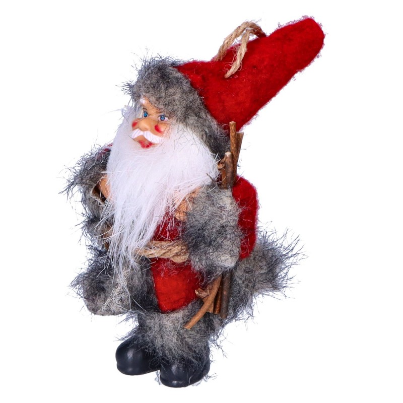 Mikołaj figurka świąteczna wisząca na choinkę x1 - 9