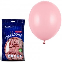 Balony lateksowe pastelowe różowe mocne 100szt - 2