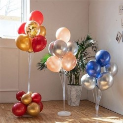 Stelaż stojak na bukiet 7 balonów dekoracja 74 cm - 5