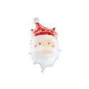 Balon foliowy Święty Mikołaj świąteczny - 1