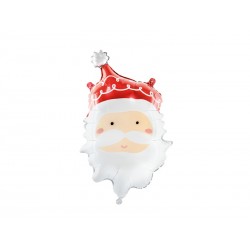 Balon foliowy Święty Mikołaj świąteczny - 1