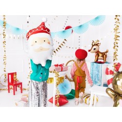 Balon foliowy Święty Mikołaj świąteczny - 2