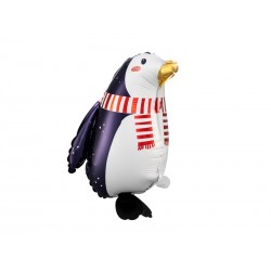 Balon foliowy Pingwin na święta ozdobny - 1