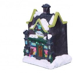 Figura bożonarodzeniowa led domek 5x9x12cm - 5