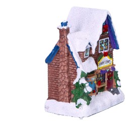 Figura bożonarodzeniowa led domek 5x9x12cm - 9