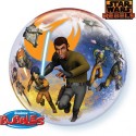 Balon foliowy 55 cm Star Wars Rebelianci bubbles - 1
