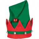 Czapka świąteczna Elfa z dzwonkiem dzwoneczkami - 1