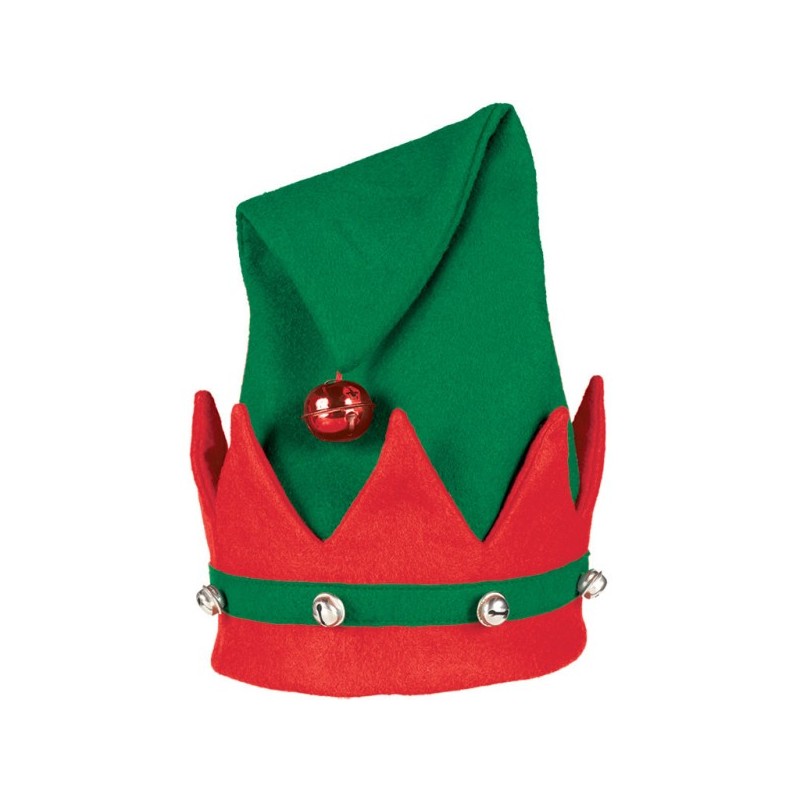 Czapka świąteczna Elfa z dzwonkiem dzwoneczkami - 1