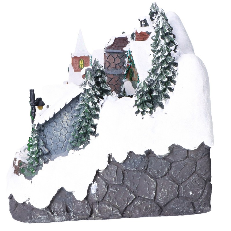 Figurka Bożonarodzeniowa Świąteczna wioska (ruch,muzyka)57x27x27cm - 5