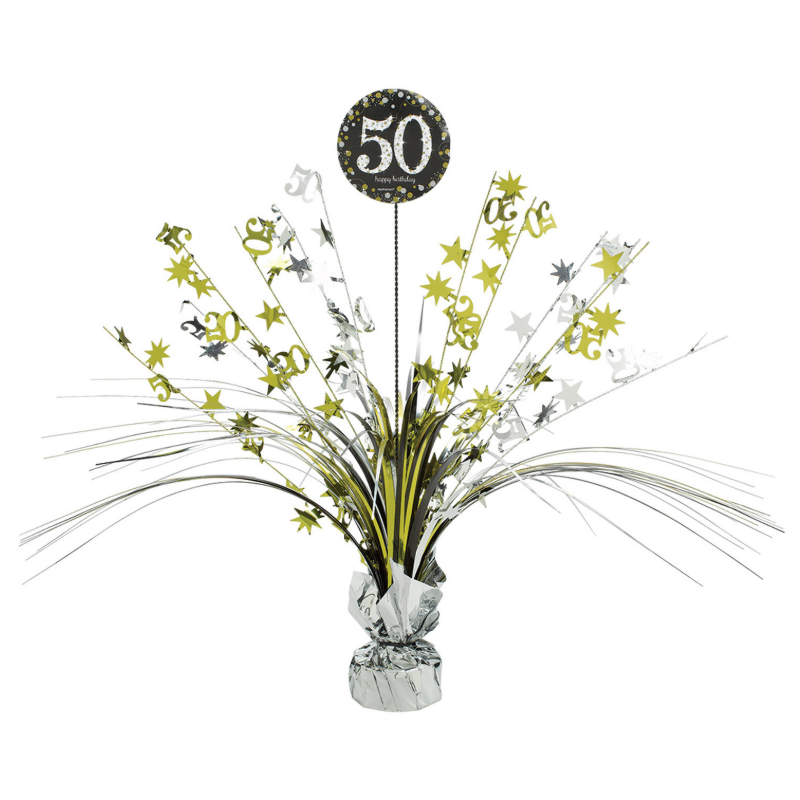 Dekoracja urodzinowa stojąca na stół 50 urodziny - 1
