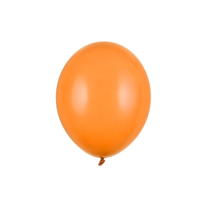 Balon strong 30cm pastel mandarin orange 100szt - 1