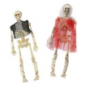 Dekoracja halloweenowa wisząca Para szkieletów 15cm - 1