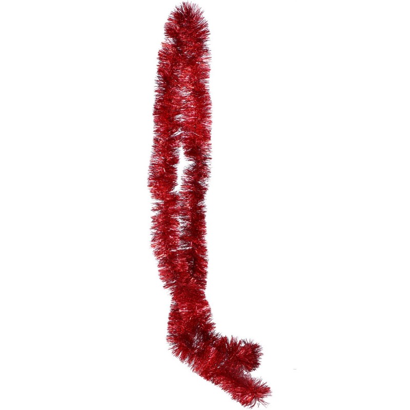 Girlanda łańcuch na choinkę 70mm czerwony 1,8m - 3
