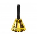 Złoty Dzwonek Świętego Mikołaja metalowy metaliczny 20cm - 1