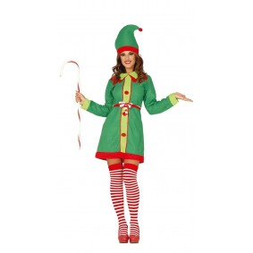 Strój świąteczny dla dorosłych kobieta Elf - 1