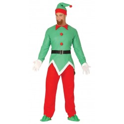 Strój dla dorosłych świąteczny Elf przebranie