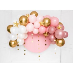 Girlanda balonowa różowy złoty zestaw dekoracja - 2