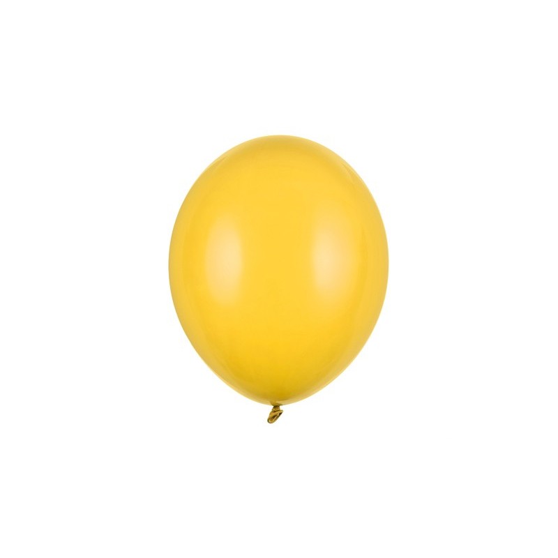 Balony lateksowe miodowo-żółte mocne 100 szt - 1