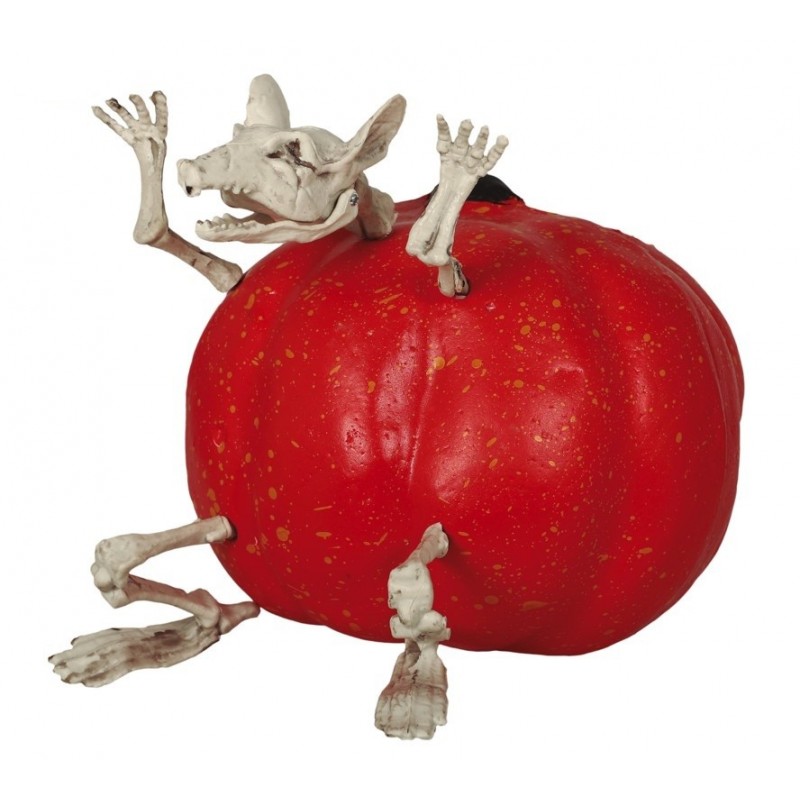 Dekoracja halloweenowa kości szczura do wbicia w dynię - 1