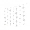 Kurtyna śnieżynki na okno 70L świetlna ciepły biały 1,2x1,35m - 2