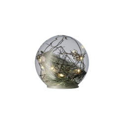 Kula szklana LED świąteczna bombka świecąca ozdoba