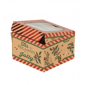 Pudełka prezentowe świąteczne ozdobne na prezenty zestaw 3szt - 1