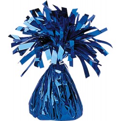 Obciążnik ciężarek do balonów z helem foliowy niebieski